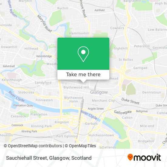 Sauchiehall Street, Glasgow map