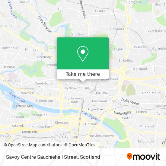 Savoy Centre Sauchiehall Street map