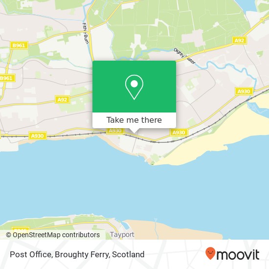 Post Office, Broughty Ferry map