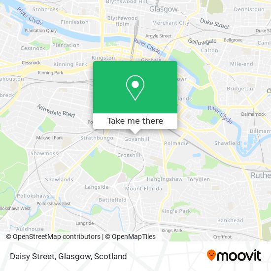 Daisy Street, Glasgow map
