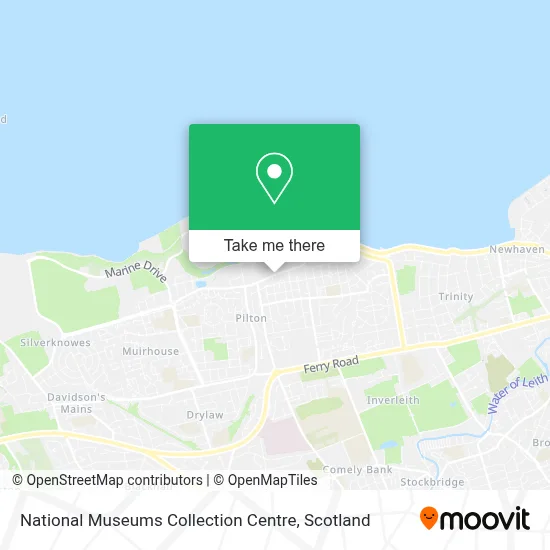 National Museums Collection Centre map