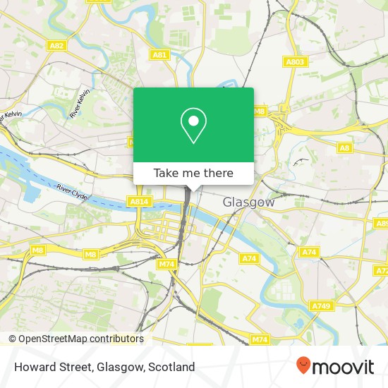 Howard Street, Glasgow map