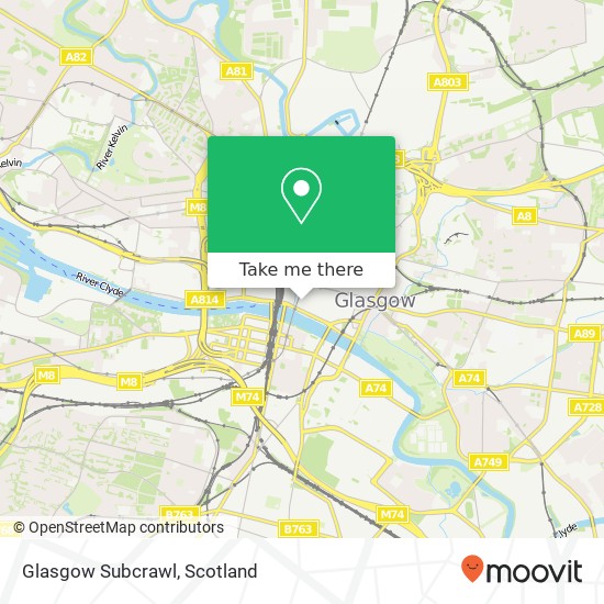 Glasgow Subcrawl map