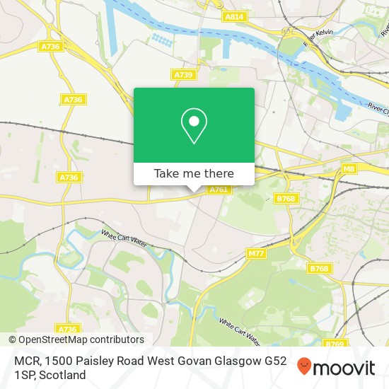 MCR, 1500 Paisley Road West Govan Glasgow G52 1SP map
