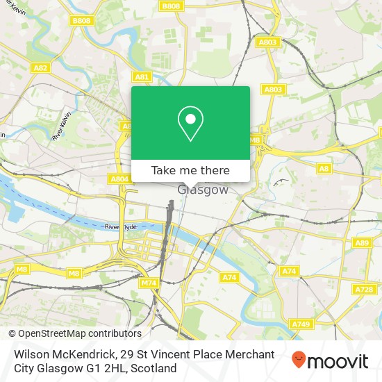 Wilson McKendrick, 29 St Vincent Place Merchant City Glasgow G1 2HL map