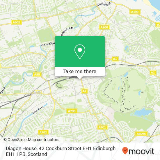 Diagon House, 42 Cockburn Street EH1 Edinburgh EH1 1PB map