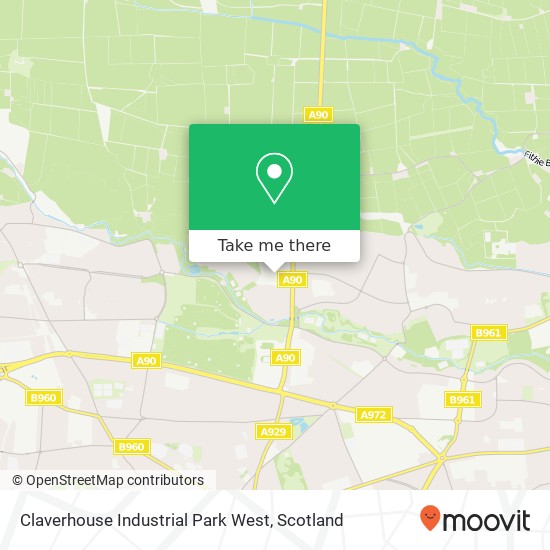 Claverhouse Industrial Park West map