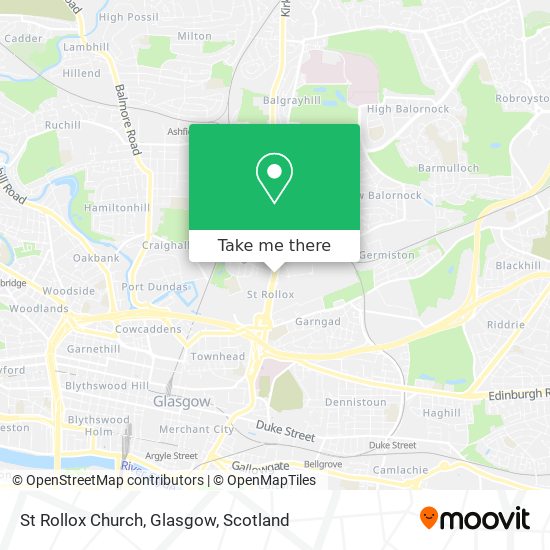 St Rollox Church, Glasgow map