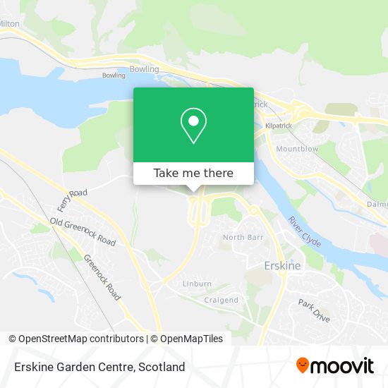 Erskine Garden Centre map