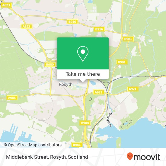 Middlebank Street, Rosyth map