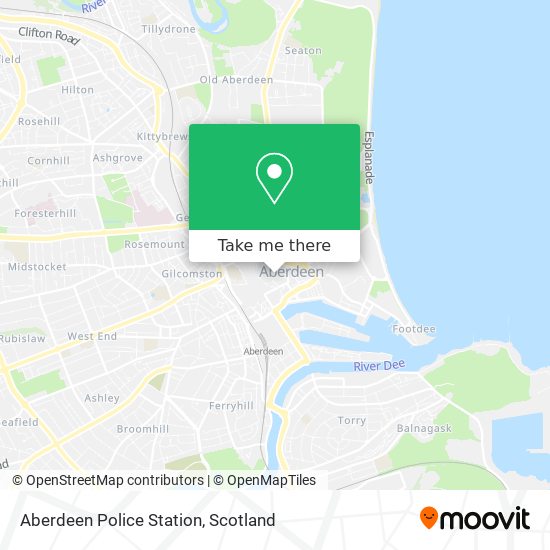 Aberdeen Police Station map