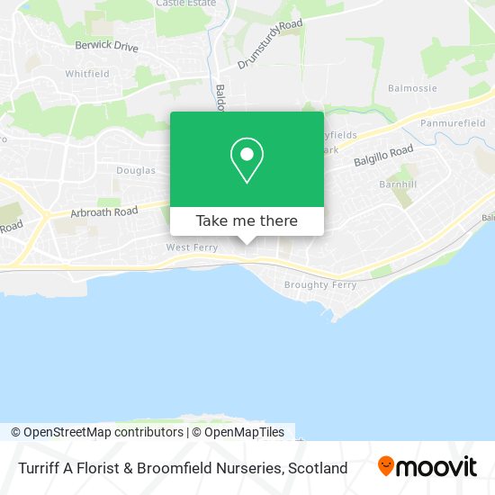 Turriff A Florist & Broomfield Nurseries map