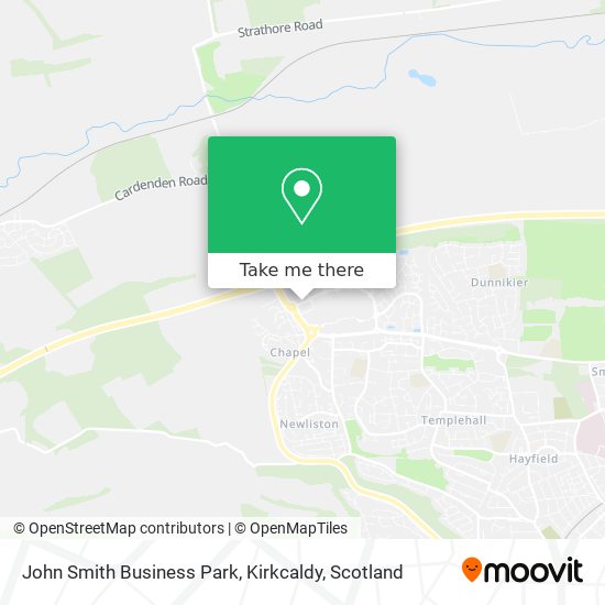 John Smith Business Park, Kirkcaldy map