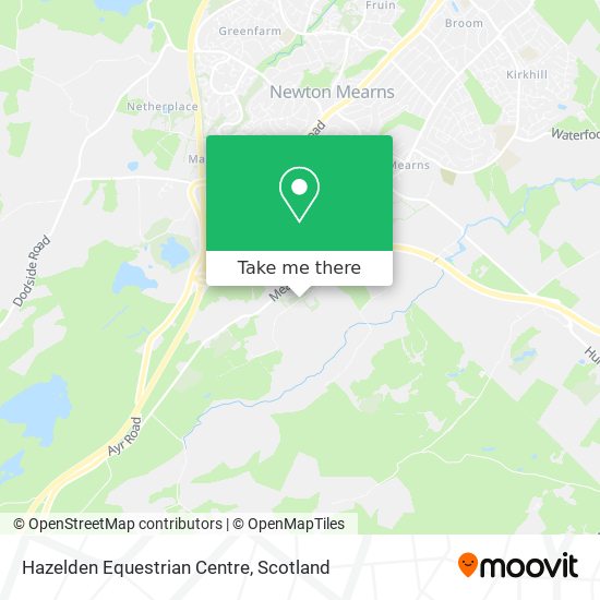 Hazelden Equestrian Centre map