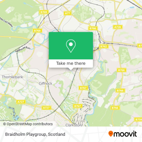 Braidholm Playgroup map