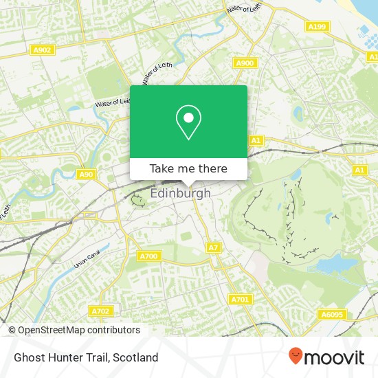 Ghost Hunter Trail map