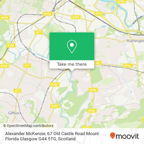 Alexander McKenzie, 67 Old Castle Road Mount Florida Glasgow G44 5TG map