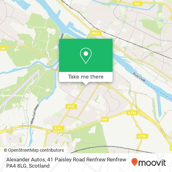 Alexander Autos, 41 Paisley Road Renfrew Renfrew PA4 8LG map