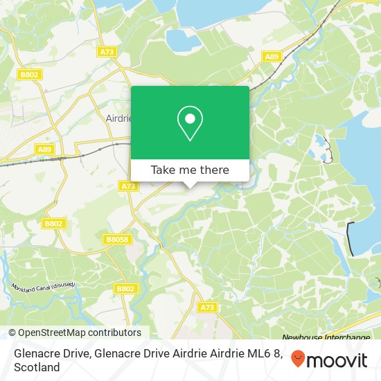 Glenacre Drive, Glenacre Drive Airdrie Airdrie ML6 8 map