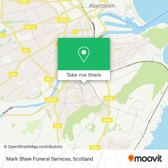 Mark Shaw Funeral Services map