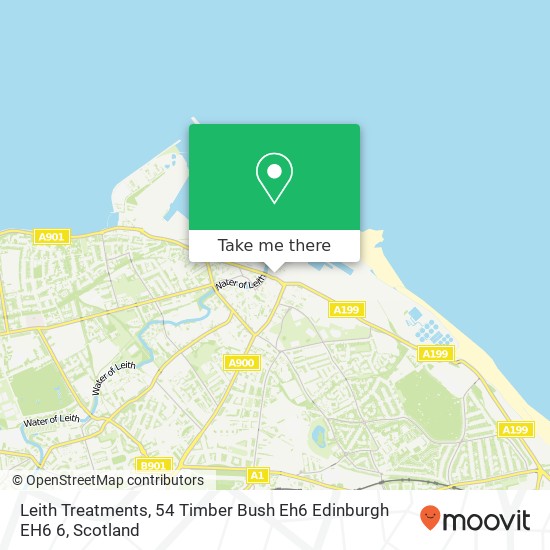 Leith Treatments, 54 Timber Bush Eh6 Edinburgh EH6 6 map