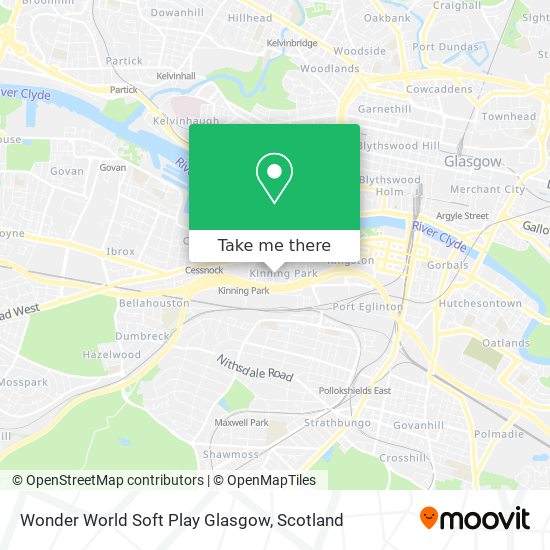 Wonder World Soft Play Glasgow map