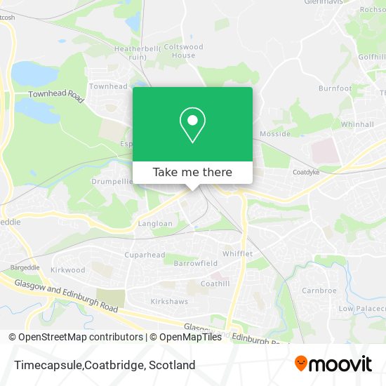 Timecapsule,Coatbridge map