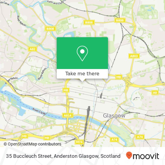 35 Buccleuch Street, Anderston Glasgow map