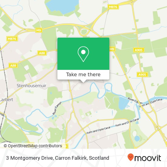 3 Montgomery Drive, Carron Falkirk map