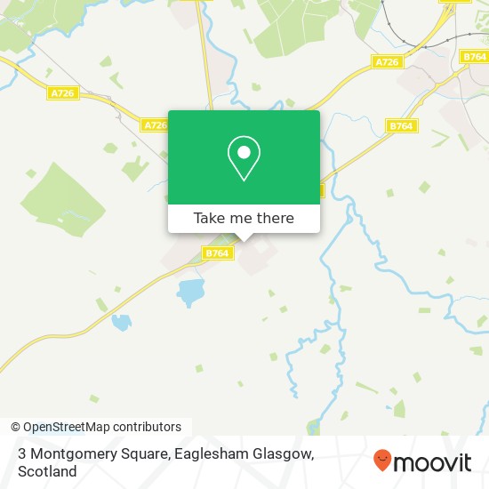 3 Montgomery Square, Eaglesham Glasgow map