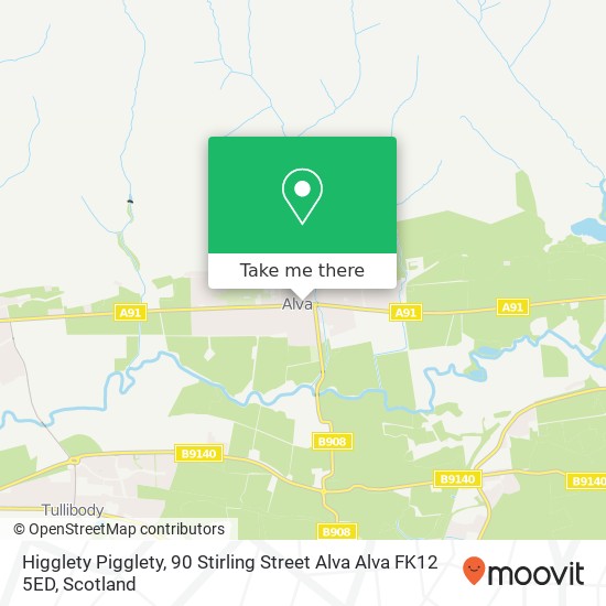 Higglety Pigglety, 90 Stirling Street Alva Alva FK12 5ED map