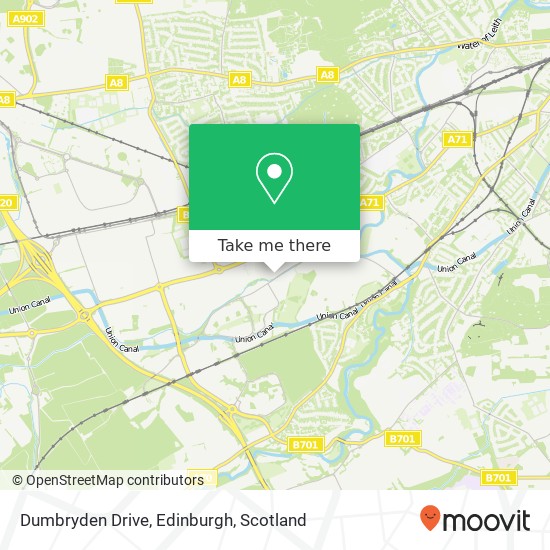 Dumbryden Drive, Edinburgh map