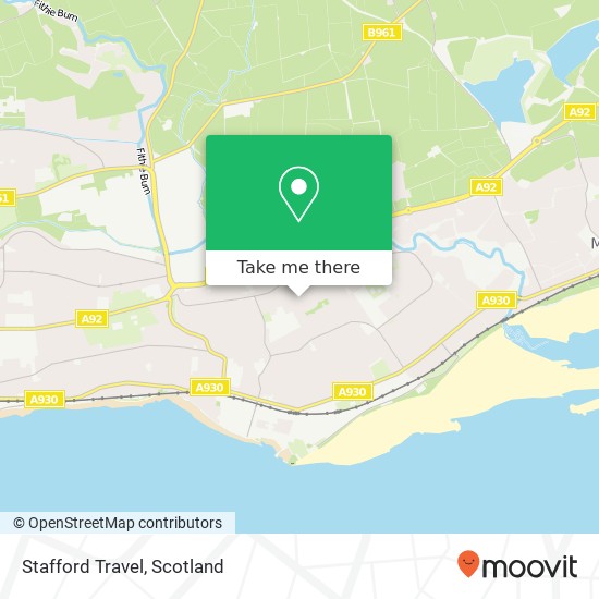 Stafford Travel map