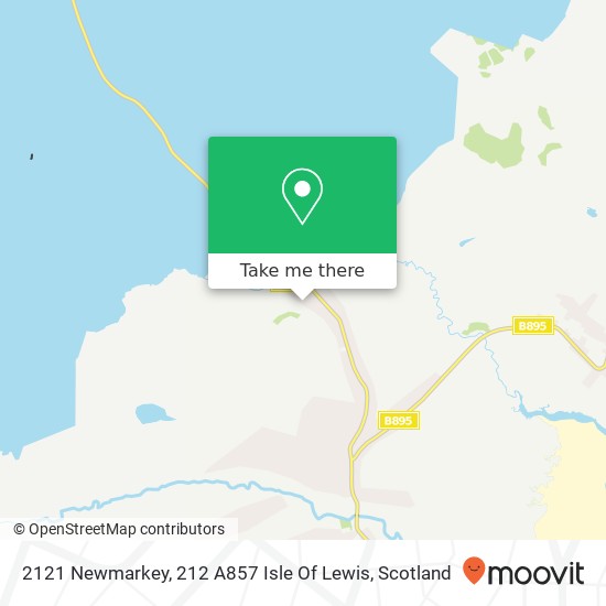 2121 Newmarkey, 212 A857 Isle Of Lewis map