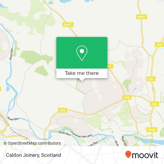 Caldon Joinery map