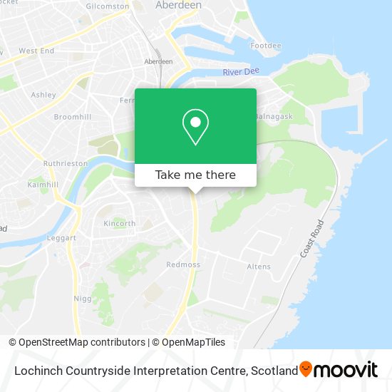 Lochinch Countryside Interpretation Centre map