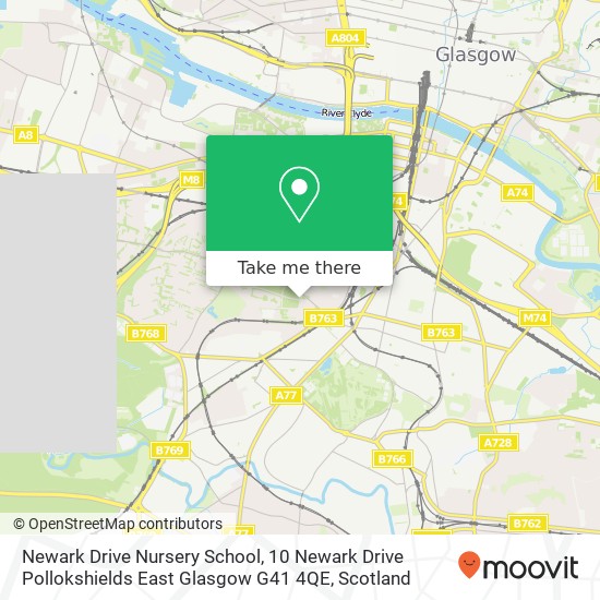 Newark Drive Nursery School, 10 Newark Drive Pollokshields East Glasgow G41 4QE map