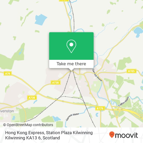 Hong Kong Express, Station Plaza Kilwinning Kilwinning KA13 6 map