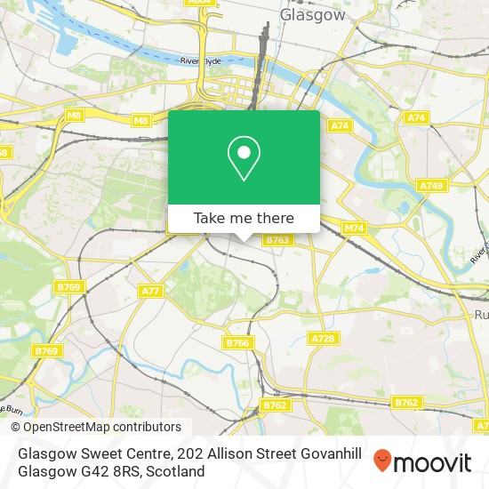 Glasgow Sweet Centre, 202 Allison Street Govanhill Glasgow G42 8RS map