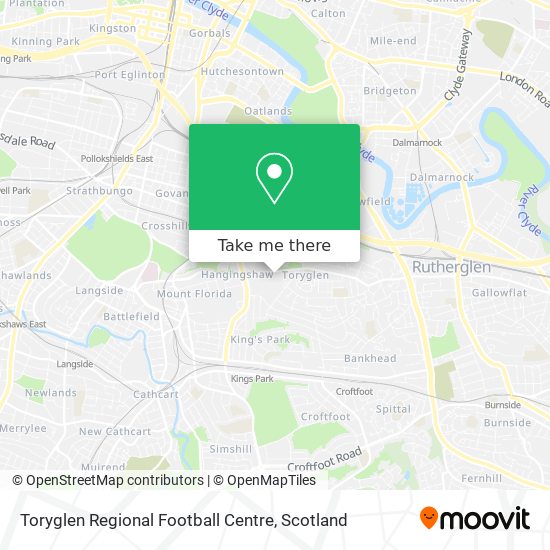 Toryglen Regional Football Centre map