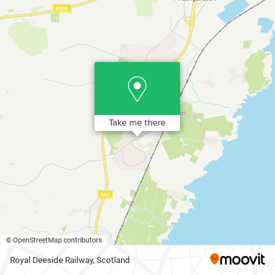 Royal Deeside Railway map