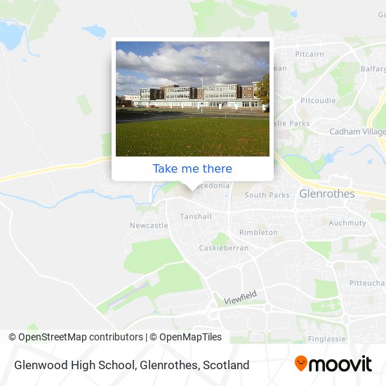 Glenwood High School, Glenrothes map