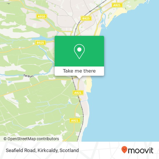 Seafield Road, Kirkcaldy map