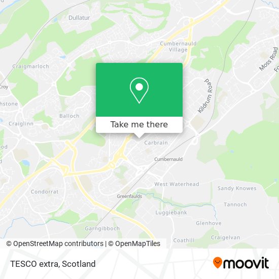 TESCO extra map