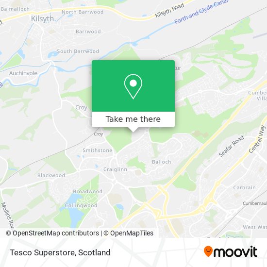 Tesco Superstore map