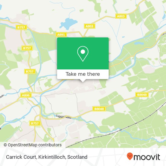 Carrick Court, Kirkintilloch map