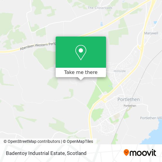 Badentoy Industrial Estate map