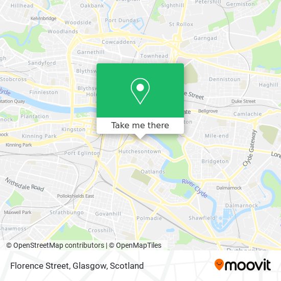 Florence Street, Glasgow map
