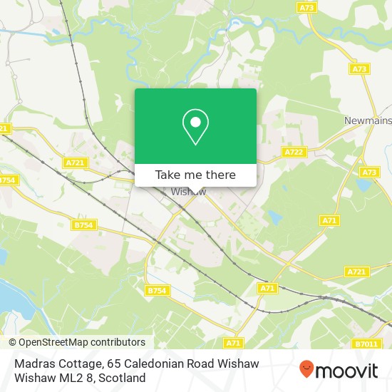 Madras Cottage, 65 Caledonian Road Wishaw Wishaw ML2 8 map
