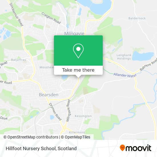 Hillfoot Nursery School map